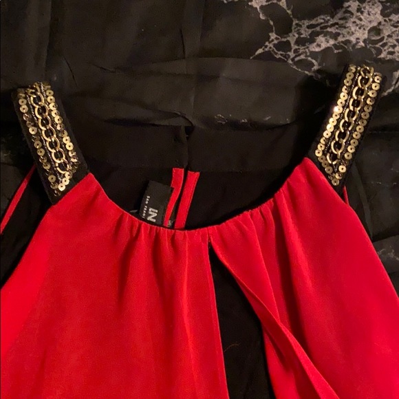 I.N Ladies Dress shirt size L - Picture 3 of 5